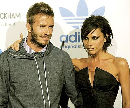 Victoria Beckham with husband David Beckham. (File Photo | AP)