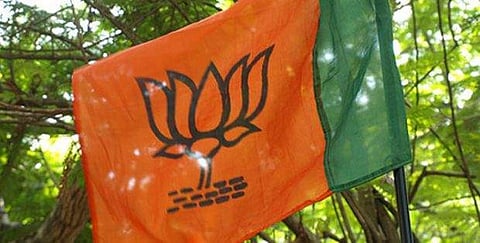 BJP flag used for representational purpose only. (File Photo| PTI)