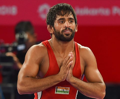 India's wrestler Bajrang Punia. (Photo | PTI)