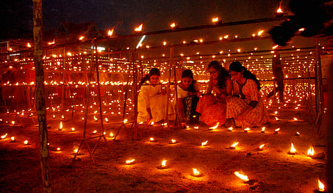 Crackers can be burst only between 8 p.m. and 10 p.m. on Diwali and between 11:45 p.m. to 12:30 a.m. on New Year and Christmas eve. (File | EPS)