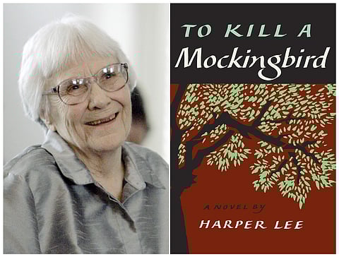 In collage: Author Harper Lee, and the Pulitzer Prize winning book (Photo | AP)