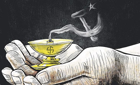 CPM scores perfect own goal in Kerala