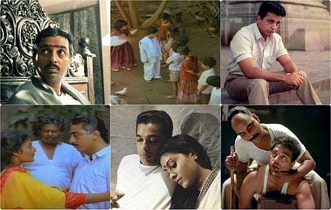 Stills from the movie, "Nayagan" released on 21 October 1987 on the occasion of Diwali. While the audience went to watch the film for Kamal Haasan, this film elevated Mani Ratnam's stature as a director, after his first hit 'Mouna Raagam'.
