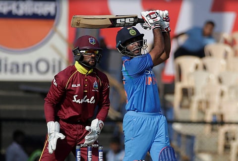 Ambati Rayudu has entered his skipper's good books with with a less-than-a-run-a-ball century in the fourth ODI against the West Indies | AP