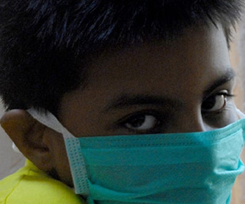 A swine flu patient. (File| EPS)