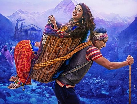 The poster of the upcoming film 'Kedarnath' (Photo | Twitter)