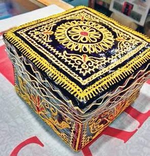 A lacquer box that would be gifted to players