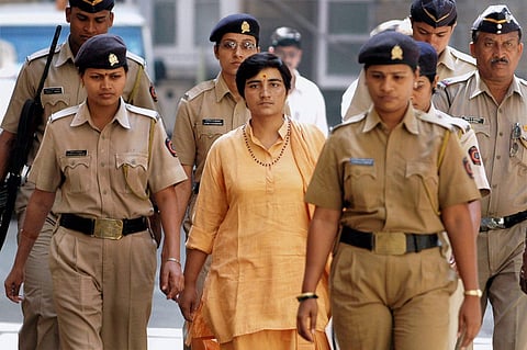 Malegaon blasts accused Pragya Singh Thakur.