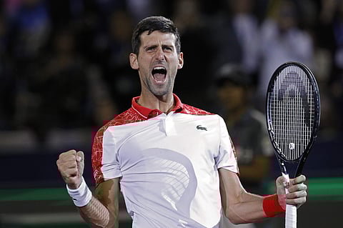 Novak Djokovic began his bid for a record-extending fifth Paris Masters title defeating Joao Sousa (File | AP)