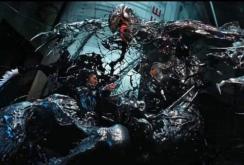 A scene from 'Venom'