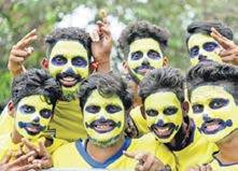 Kerala Blasters fans. (Photo | EPS)