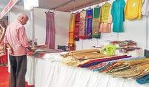 The three-day exhibition organised by the Bihar State Khadi and Village Industries Board in association with the Kerala Chamber of Commerce and Industry (KCCI) is held from October 5 to 7 at 9 am to 6 pm.