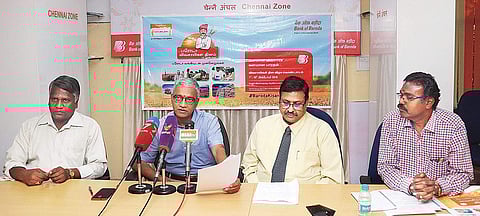 Bank of Baroda plans to organise credit camps across the Chennai zone to increase agriculture credit.