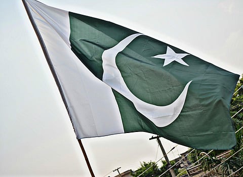 Pakistan flag used for representation.