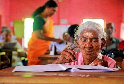 96-year-old Karthyayani Amma (Photo | PTI)