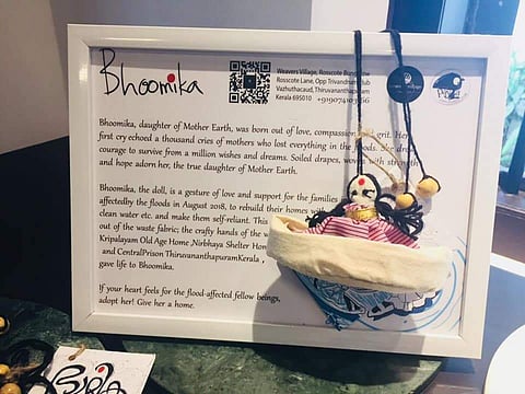 Bhoomi dolls on display (Photo | Weavers Village/ Favebook)