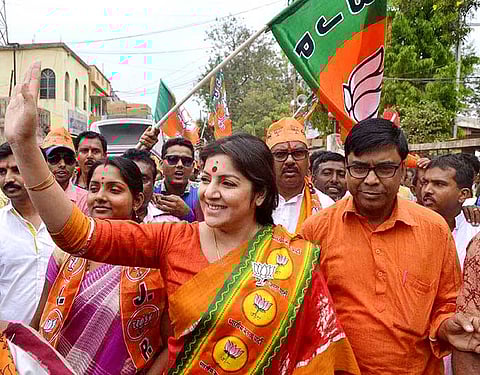 BJP West Bengal Mahila Morcha president Locket Chatterjee. (File Photo | PTI)