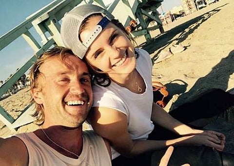 Tom Felton and Emma Watson (Photo | Instagram)