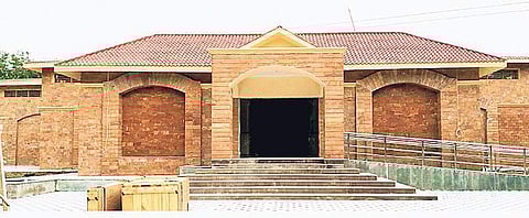 Front view of the state-of-the-art museum at Lalitgiri | Express