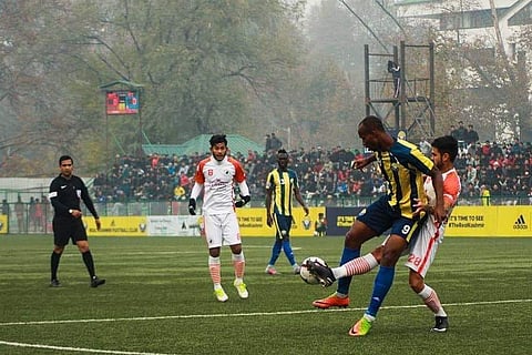 Neroca FC beat Real Kashmir FC 2-0 . (Photo: Twitter / @NerocaFC )