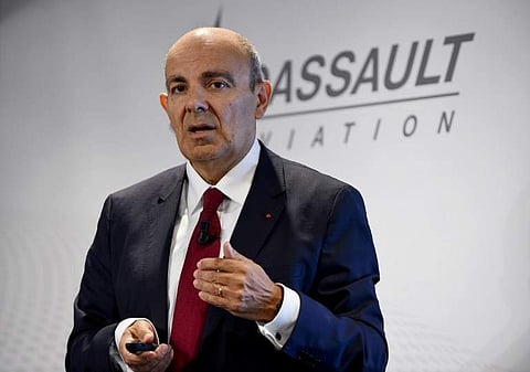 Dassault Aviation Chief Executive Officer (CEO) Eric Trappier. (File | AFP)