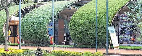 Artist visualisation of the ribbon installation, part of Bengaluru ByDesign