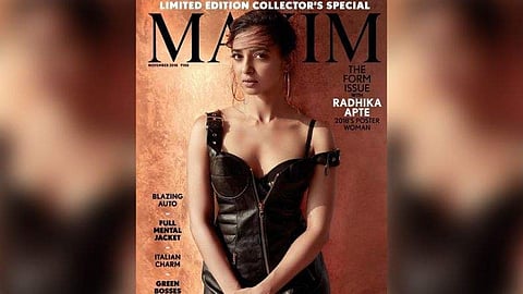Radhika Apte on November 2018 cover of Maxim. (Photo | Twitter)