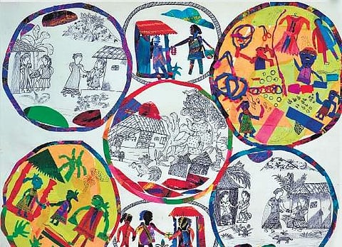 Artwork by the children