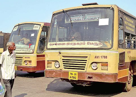 Image for representational purpose for MTC buses. (File photo | EPS)