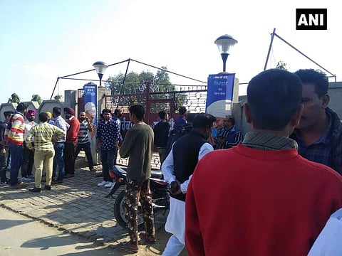 The site of the Amritsar grenade attack. (Photo | Twitter/ANI)