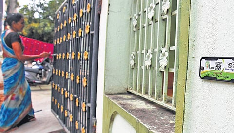 Every individual house given a QR code RFID tag in Vijayawada | EXPRESS