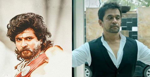 In collage: Sivakarthikeyan in 'Seema Raja', and Arjun Sarja