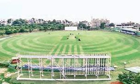 File photo of the cricket stadium in Ongole