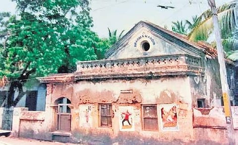 File picture of Brahma Samaj Mandir at Buttayipeta in Machilipatnam.