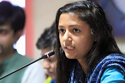 Student leader Shehla Rashid (Facebook photo)