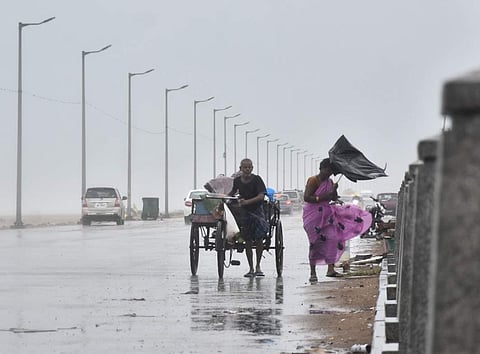 Heavy downpour was witnessed in Chennai on Wednesday. (Photo: EPS / Ashwin Prasath)