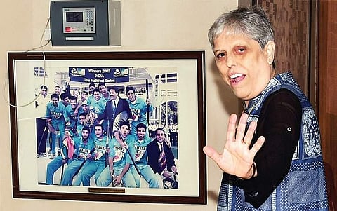 Diana Edulji, member of the CoA, at the BCCI headquarters in Mumbai. | (File | PTI)