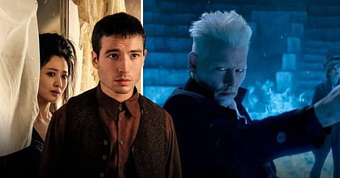 Ezra Miller sais he did not even know about Johnny Depp's casting in the film. (Photo | AP)