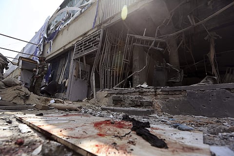 Image of a bomb blast in Afganistan for representational purpose (File photo | AP)