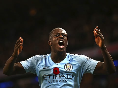 Manchester Ciy will miss Benjamin Mendy to an injury | AP