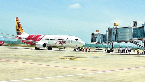 File photo of the trial flight operations at Kannur International Airport in September | Express
