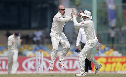England wins 3rd Test, completes whitewash in Sri Lanka. (Photo | AP)
