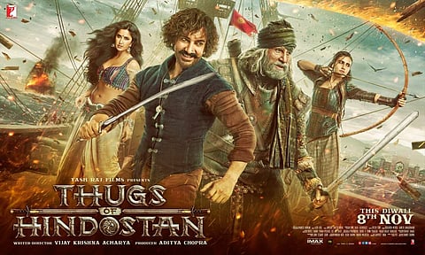 Poster of 'Thugs Of Hindostan'. (Photo: Twitter)