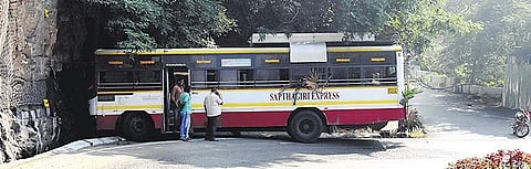 The passengers of the ill-fated Sapthagiri Express, which runs between Tirupati and Tirumala, complained that the driver drove the bus rashly ignoring their word of caution, which resulted in the mishap.