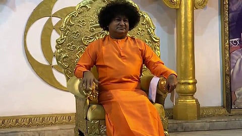 Controversial spiritual leader Bala Sai Baba. (Youtube Screengrab)