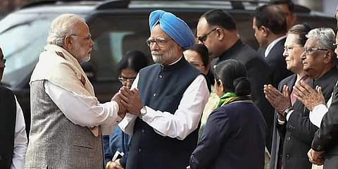 Govt has lowered the GDP growth rates of the UPA regime in which Manmohan Singh was the Prime Minister. (Photo: File / PTI)