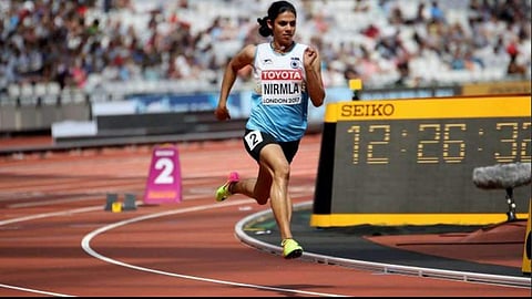 Indian athlete Nirmala Sheoran (File photo | PTI)