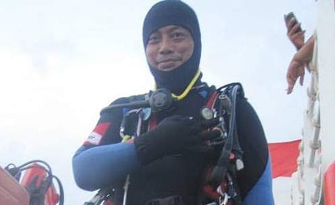 Syachrul Anto, 48, who died on Friday, was part of the team searching for body parts and debris from the jet in the Java Sea. (Photo | FB)