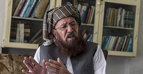 Jamiat Ulema Islam-Sami chief Maulana Samiul Haq (Photo | ANI Twitter)