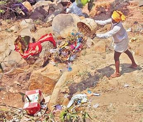 Waste being dumped at MM Hills